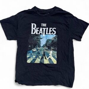The Beatles Abbey Road black cotton graphic t-shirt - L